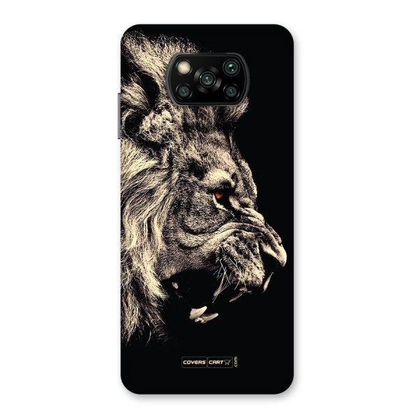 Roaring Lion Back Case for Poco X3