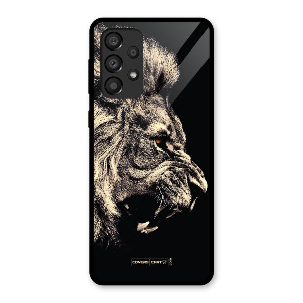 Roaring Lion Glass Back Case for Galaxy A33 5G