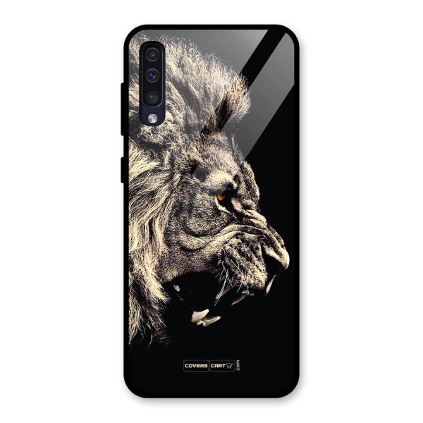 Roaring Lion Glass Back Case for Galaxy A50s