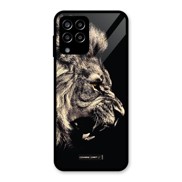 Roaring Lion Glass Back Case for Galaxy M33