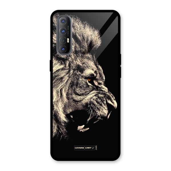 Roaring Lion Glass Back Case for Oppo Reno3 Pro