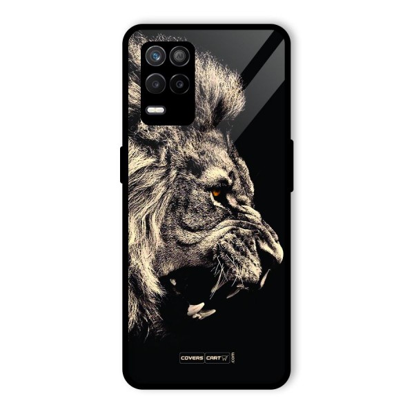 Roaring Lion Glass Back Case for Realme 9 5G