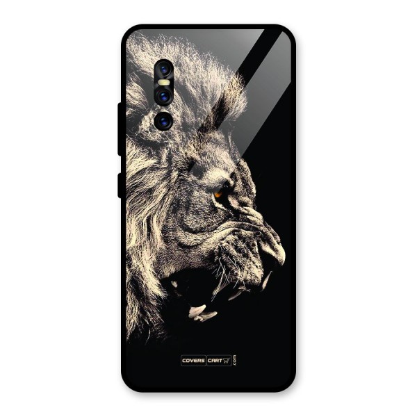 Roaring Lion Glass Back Case for Vivo V15 Pro