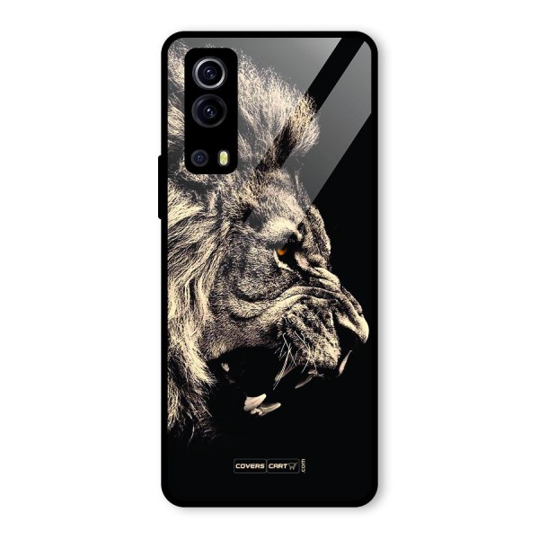 Roaring Lion Glass Back Case for Vivo iQOO Z3