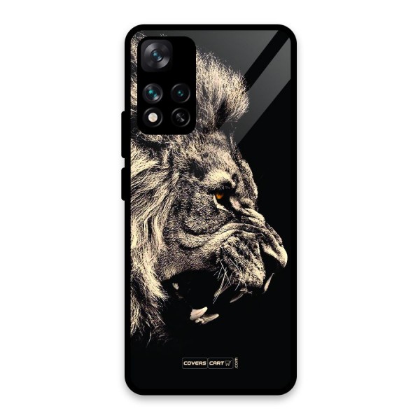 Roaring Lion Glass Back Case for Xiaomi 11i 5G