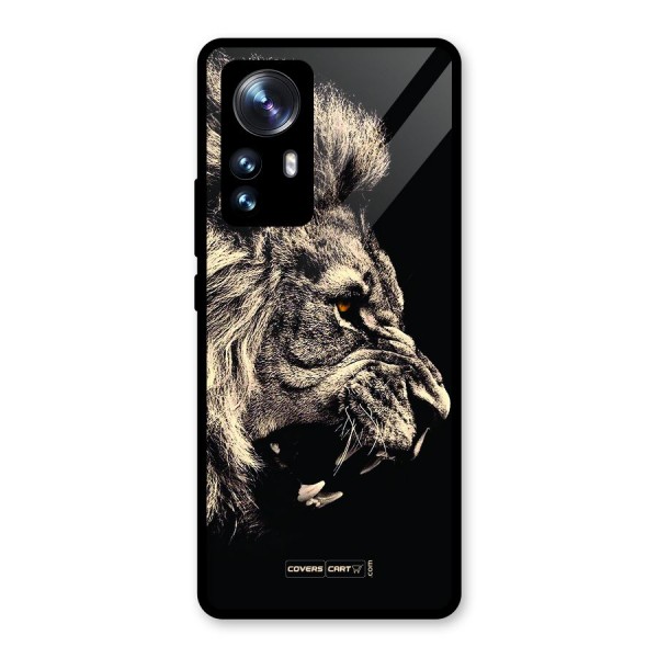 Roaring Lion Glass Back Case for Xiaomi 12 Pro