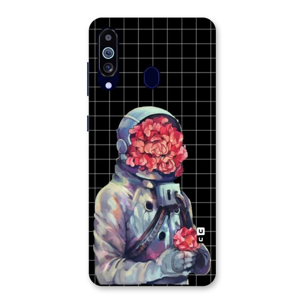 Robot Rose Back Case for Galaxy A60