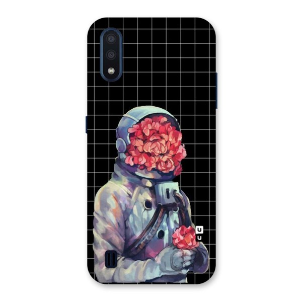 Robot Rose Back Case for Galaxy M01