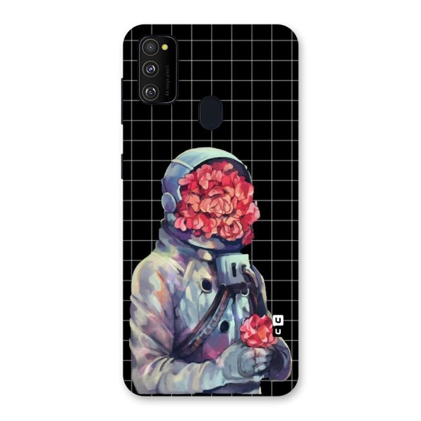 Robot Rose Back Case for Galaxy M21