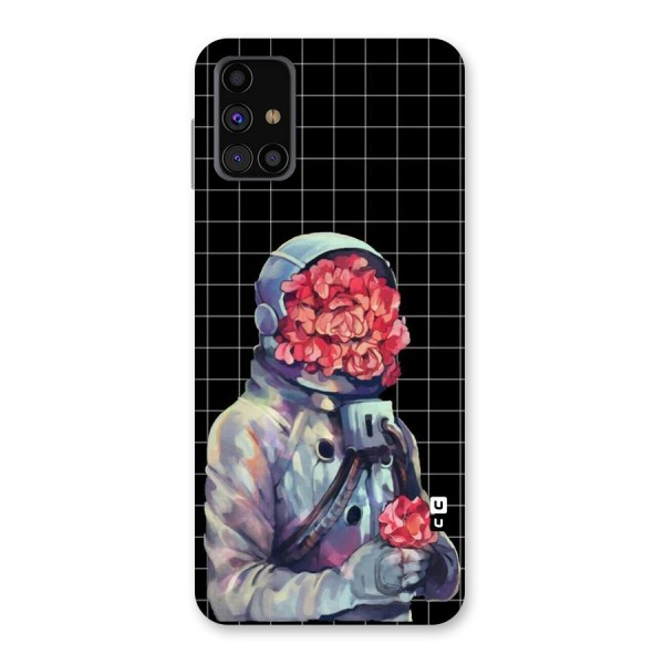 Robot Rose Back Case for Galaxy M31s