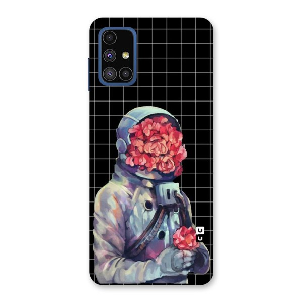 Robot Rose Back Case for Galaxy M51