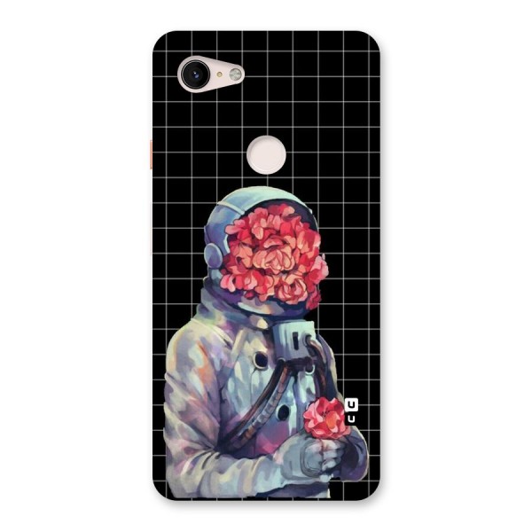 Robot Rose Back Case for Google Pixel 3 XL