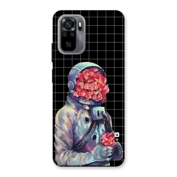 Robot Rose Back Case for Redmi Note 10