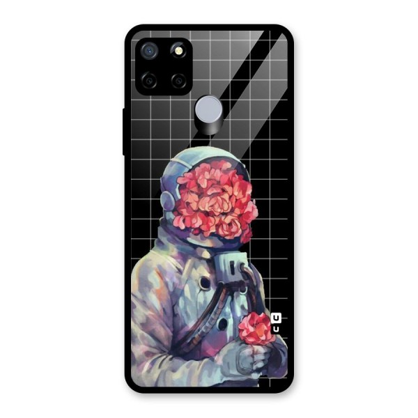 Robot Rose Glass Back Case for Realme C12