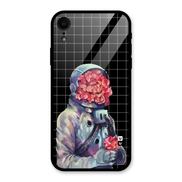 Robot Rose Glass Back Case for XR