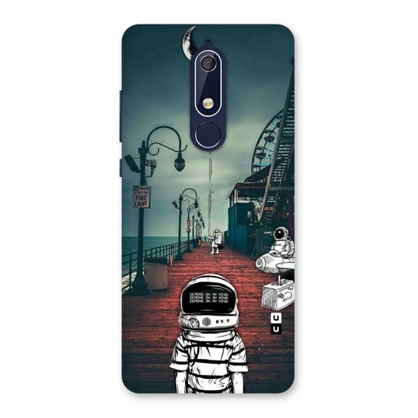 Robotic Design Back Case for Nokia 5.1