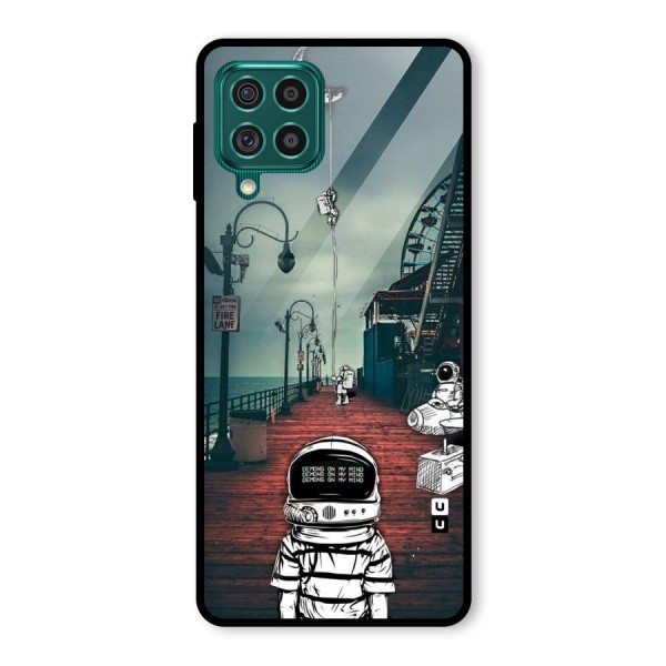 Robotic Design Glass Back Case for Galaxy F62