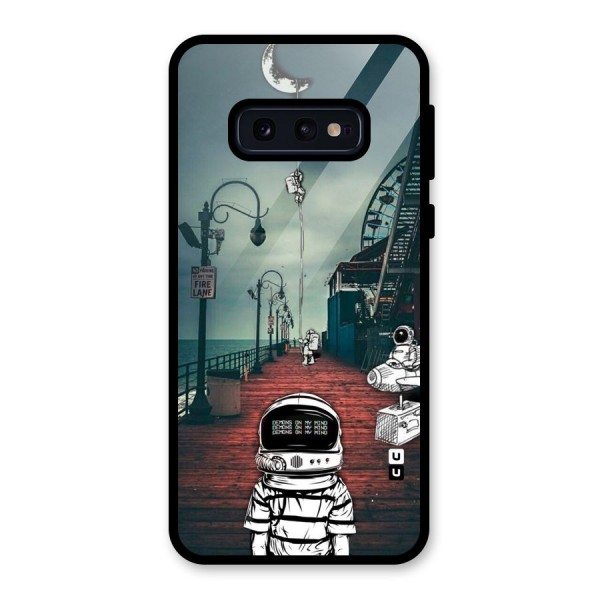 Robotic Design Glass Back Case for Galaxy S10e