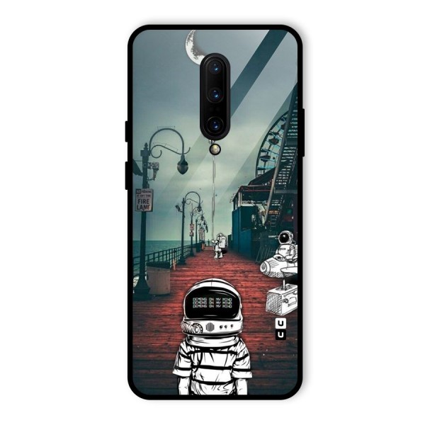 Robotic Design Glass Back Case for OnePlus 7 Pro