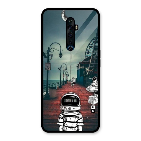 Robotic Design Glass Back Case for Oppo Reno2 Z