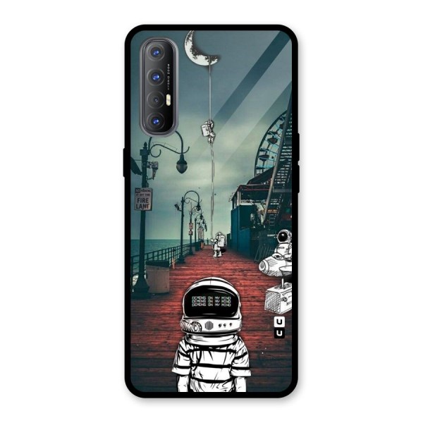 Robotic Design Glass Back Case for Oppo Reno3 Pro