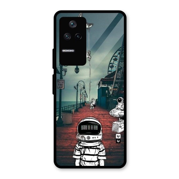 Robotic Design Glass Back Case for Poco F4 5G