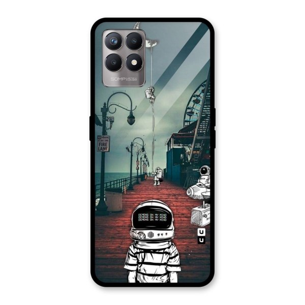 Robotic Design Glass Back Case for Realme 8i