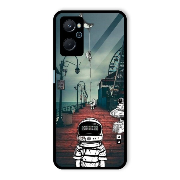 Robotic Design Glass Back Case for Realme 9i