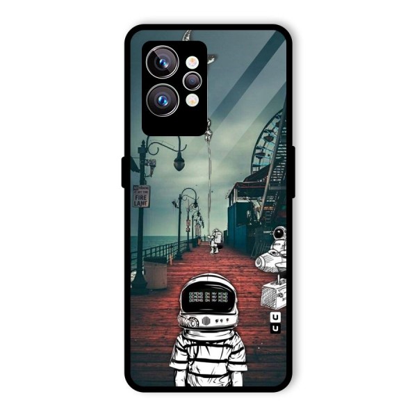 Robotic Design Glass Back Case for Realme GT2 Pro