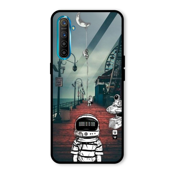 Robotic Design Glass Back Case for Realme XT