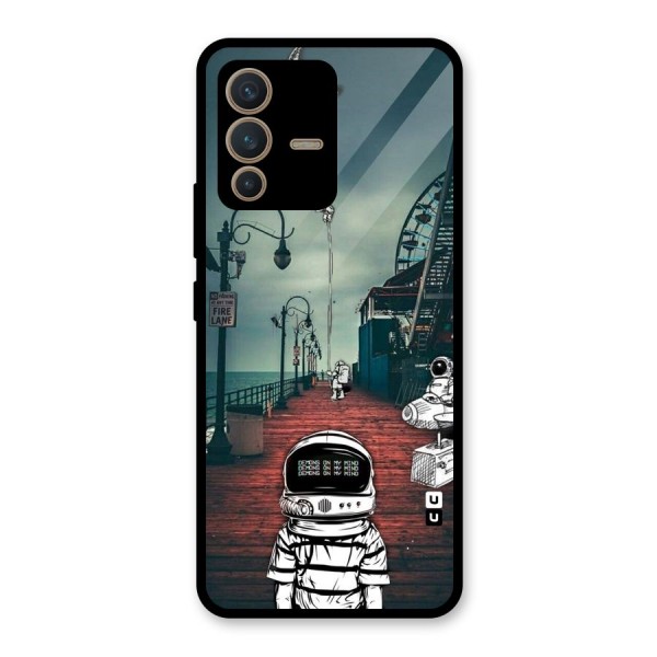 Robotic Design Glass Back Case for Vivo V23 5G