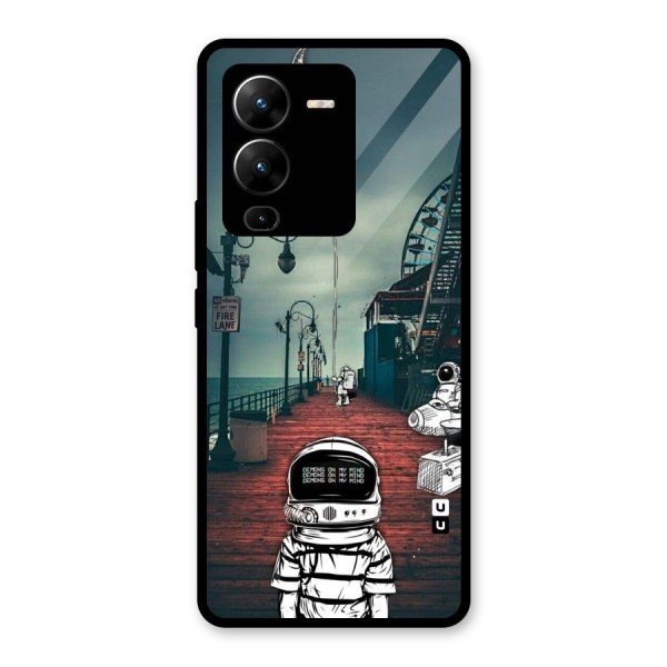 Robotic Design Glass Back Case for Vivo V25 Pro