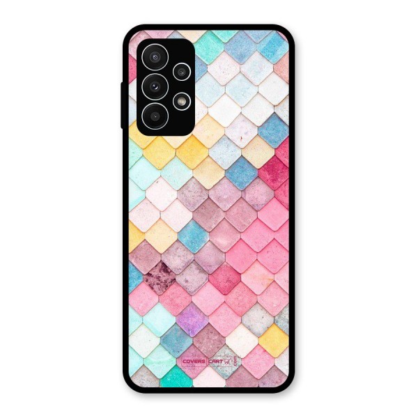 Rocks Pattern Design Glass Back Case for Galaxy A23