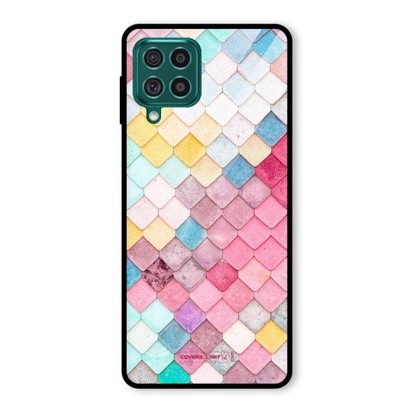 Rocks Pattern Design Glass Back Case for Galaxy F62