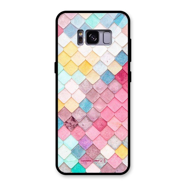 Rocks Pattern Design Glass Back Case for Galaxy S8