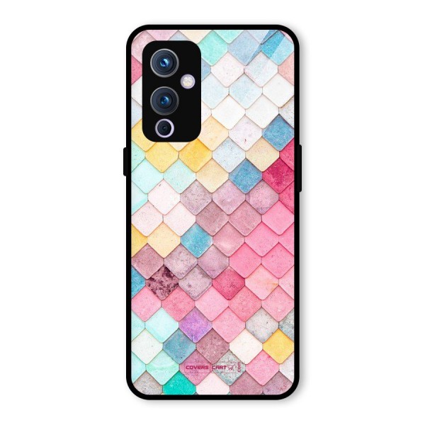 Rocks Pattern Design Glass Back Case for OnePlus 9