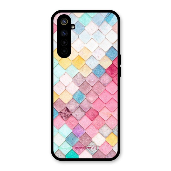 Rocks Pattern Design Glass Back Case for Realme 6