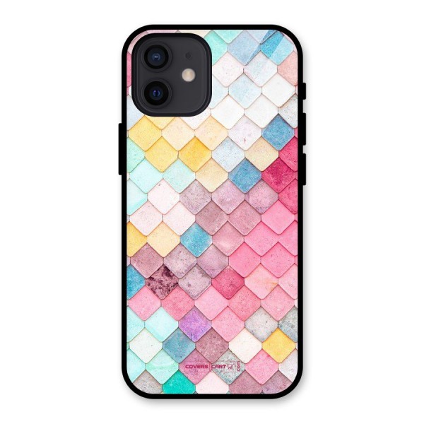 Rocks Pattern Design Glass Back Case for iPhone 12