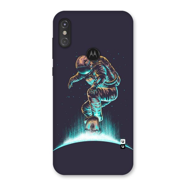 Rolling Spaceman Back Case for Motorola One Power