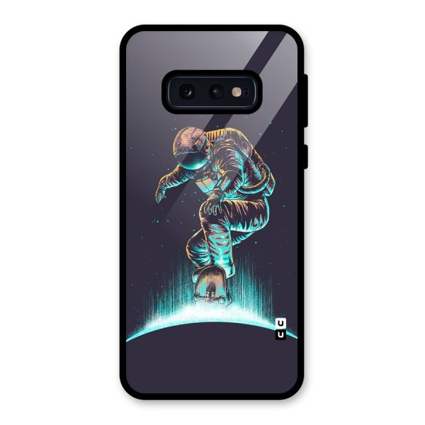 Rolling Spaceman Glass Back Case for Galaxy S10e