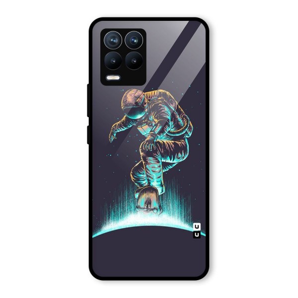 Rolling Spaceman Glass Back Case for Realme 8 Pro
