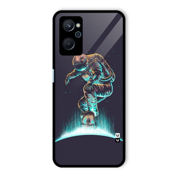 Rolling Spaceman Glass Back Case for Realme 9i