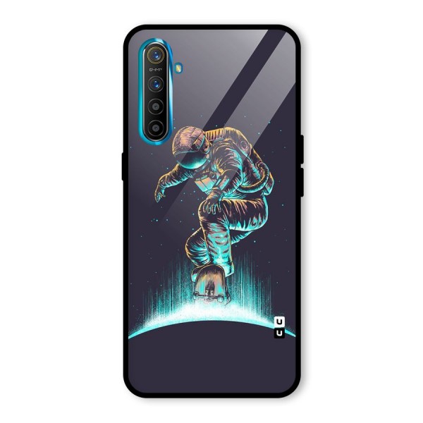 Rolling Spaceman Glass Back Case for Realme XT