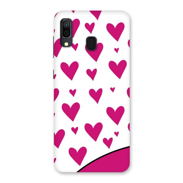 Romantic Couples with Hearts Back Case for Galaxy A20