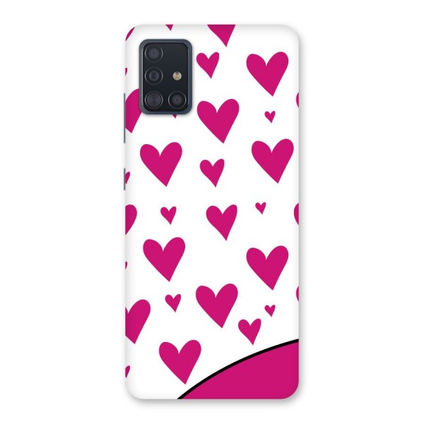 Romantic Couples with Hearts Back Case for Galaxy A51