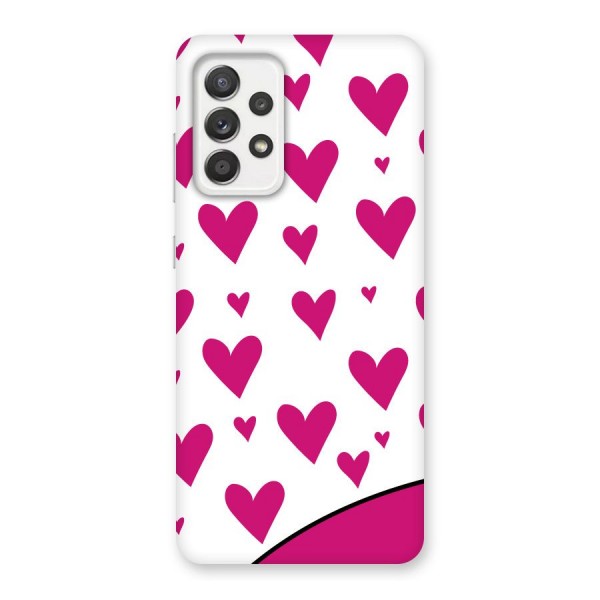 Romantic Couples with Hearts Back Case for Galaxy A52