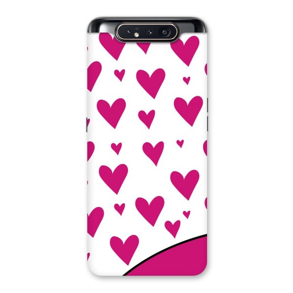 Romantic Couples with Hearts Back Case for Galaxy A80