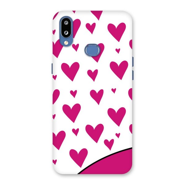 Romantic Couples with Hearts Back Case for Galaxy M01s