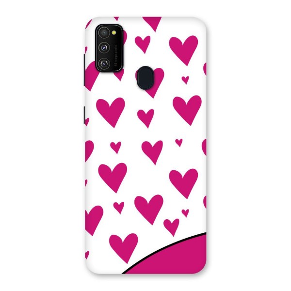 Romantic Couples with Hearts Back Case for Galaxy M21