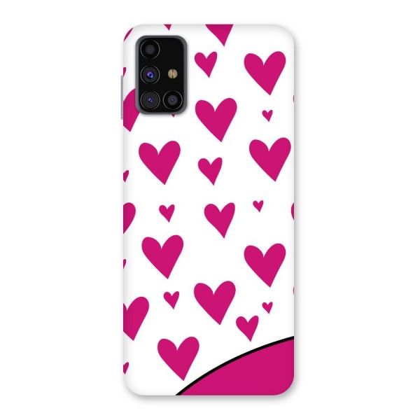 Romantic Couples with Hearts Back Case for Galaxy M31s